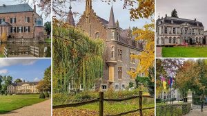 5 pictures of castle hotels in South Limburg the Netherlands